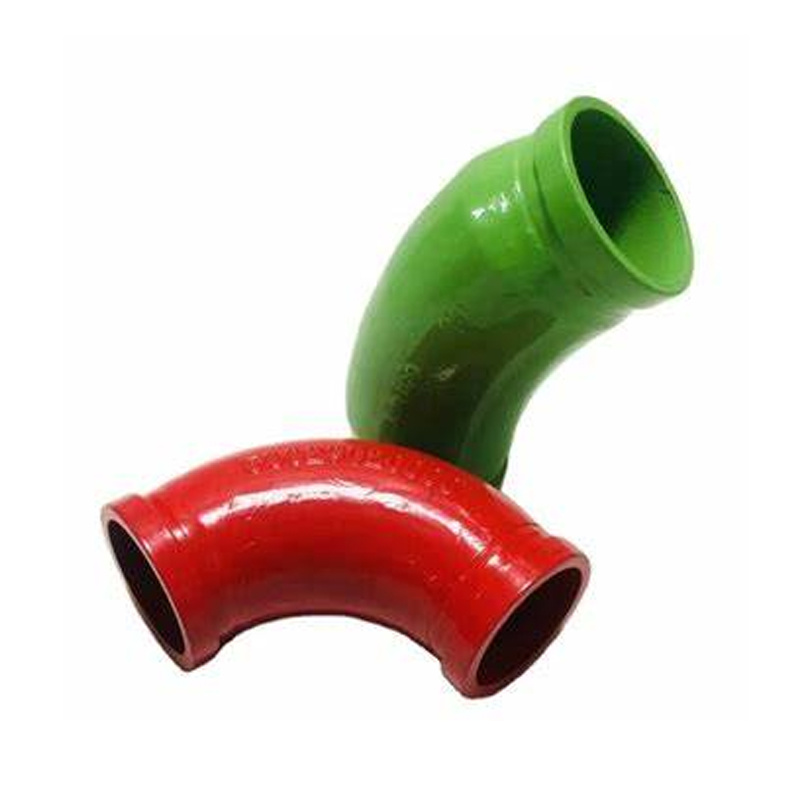 Coude double paroi 5 pouces 90° résistant à l'usure pour pompes à béton à flèche