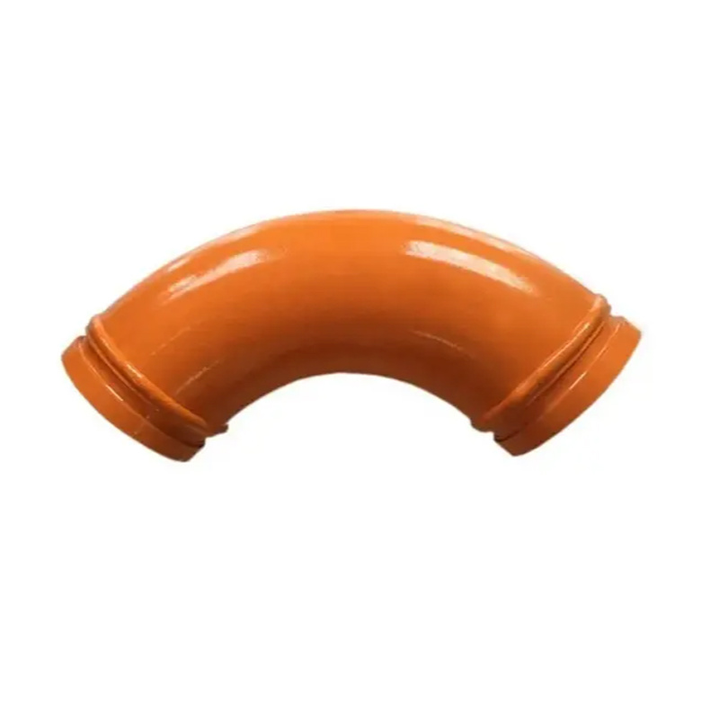 Coude double paroi 5 pouces 90° résistant à l'usure pour pompes à béton à flèche