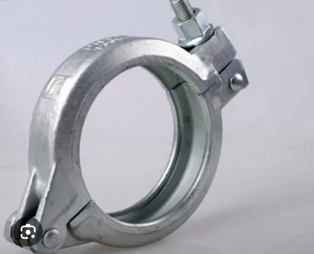 Collier de tuyau en acier moulé pour pièces de pompe à béton